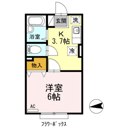 川西能勢口駅 徒歩8分 2階の物件間取画像